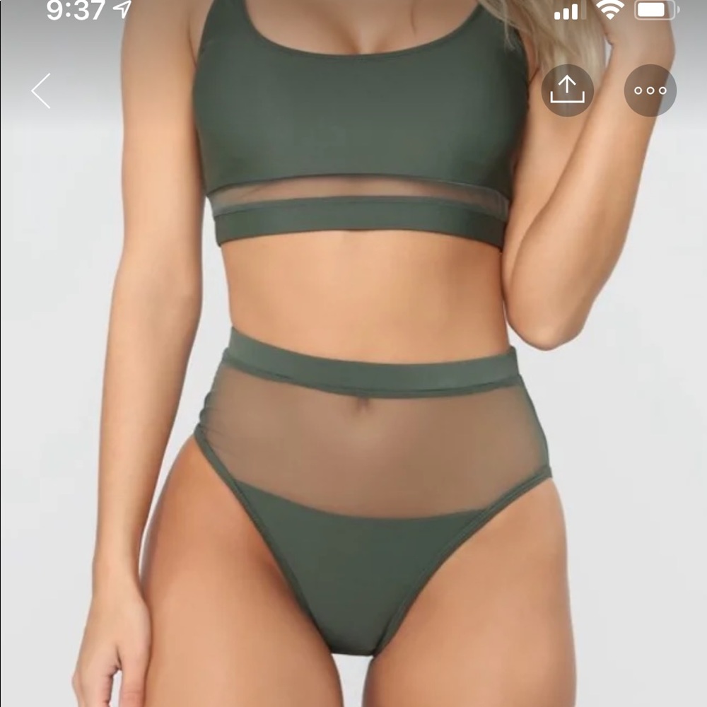 High waist bikini